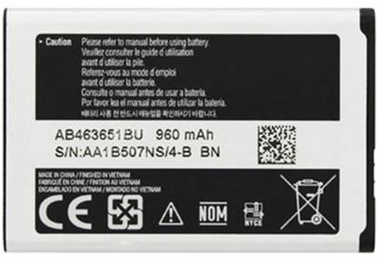 OTD Mobile Battery For  Samsung L700 J800 ZV60 S5600 F400 s3650 AB463651BU 1000mAh
