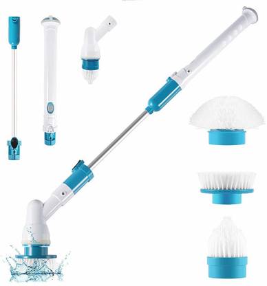 PYU ENJOY SHOPPING Rotating Electric 360 Cordless Bathtub & Tile Scrubber Movable Surface Cleaner Fiber Wet Brush