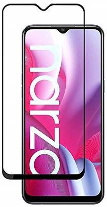 NKCASE Edge To Edge Tempered Glass for Realme Narzo 20
