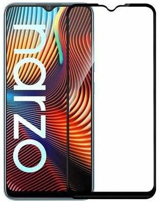 NKCASE Edge To Edge Tempered Glass for Realme Narzo 20