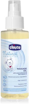 Chicco Massage Oil Nat Sens 100Ml Intl