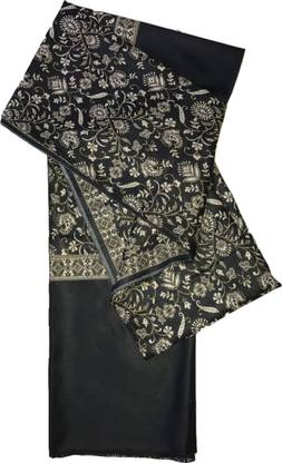 PASHTUSHS Polyester Wool Blend Printed Women Shawl