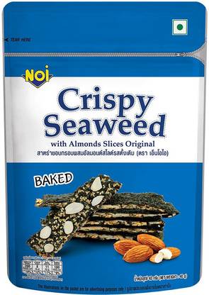 TONG GARDEN Noi Crispy Seaweed With Popping Grain Original 40G.