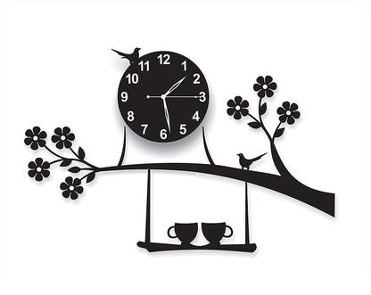 POCKESTER Analog 42 cm X 68 cm Wall Clock