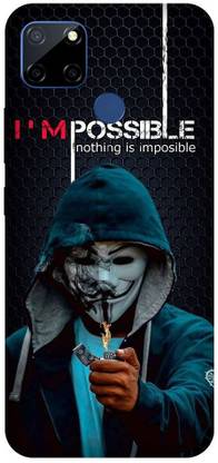 BYXIS Back Cover for Redmi 9 Anonymous, Hacker, Mask man, mask boy