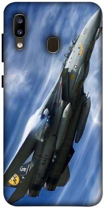 LUCKY MOBI.COM Back Cover for SAMSUNG GALAXY A20 ( airplane wallpaper) PRINTED BACK COVER