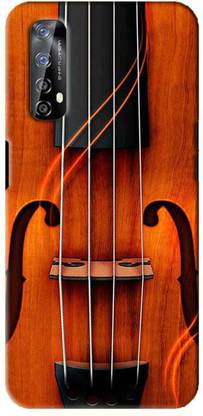 NDCOM Back Cover for Realme 7 Guitar Music Printed