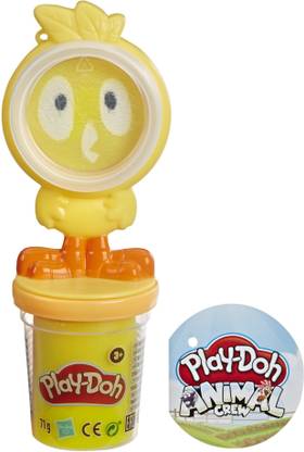 PLAY-DOH Animal Crew Can Pals Chicken Toy Non-Toxic Compound Shaped into a Funny Chicken Character