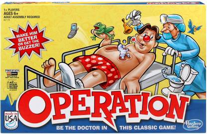 HASBRO GAMING Operation Game Educational Board Games