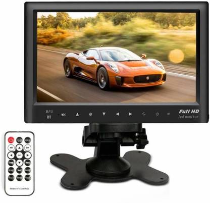 JBRIDERZ 7 Inch Bluetooth Rear View LED Monitor Dashboard Screen MP3,MP5,Bluetooth, FM/Hi-Fi Amp Radio for All Cars SUV/Trucks Black LED