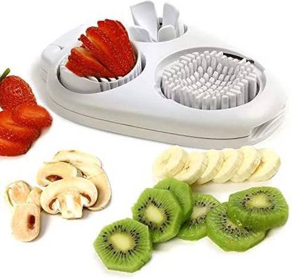 HSR 3 in 1 Multi Egg Slicer Fruit Chopper with Stainless Steel for Cutting Egg Salad Multi-Egg Slicer Cutter Wedging Eggs Slicer Stainless Steel Eggs Slicer Hard Boiled Eggs Slicer Tool Vegetable & Fruit Grater & Slicer