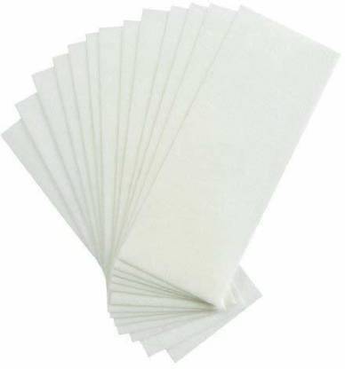 Rekha Wax Strips Paper Non woven Wax Strip Waxing Strips for Hair Removal Plain Waxing Strips Waxing Strips for Women Wax Patty 140 PCS ) Strips (140 Strips, Set of 2) White Color Strips