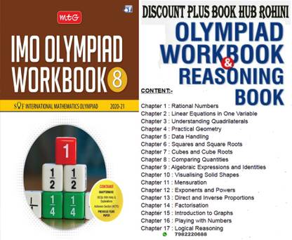MTG IMO 8 International Mathematics Olympiad Work Book - Class 8