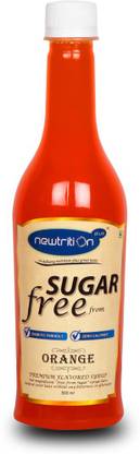 Newtrition Plus Orange - Sugar Free Syrup, Zero Calorie, Zero Carb Diabetic Friendly, Keto Friendly (500 ml) Orange