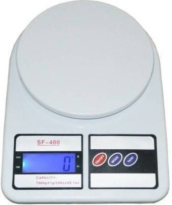 Domadiya Electronic Kitchen Digital Weighing Scale, Multipurpose, White, 10 Kg Weighing Scale (White) Weighing Scale