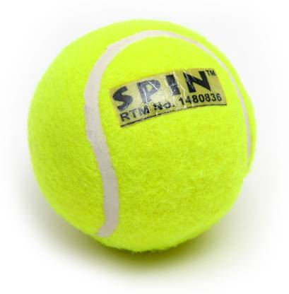 SPIN Yellow Light Weight Cricket Tennis Ball Cricket Tennis Ball