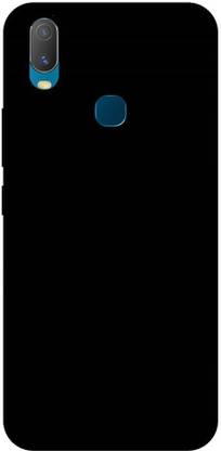 URCHIN Back Cover for Vivo Y17 black, Black, Dark, Empty, Blank, Dark, Black