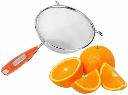 Dasya Enterprises Stainless Steel Soup & Juice Strainer/Liquid Filter-15 cm (Set of 1, Silver) Collapsible Strainer
