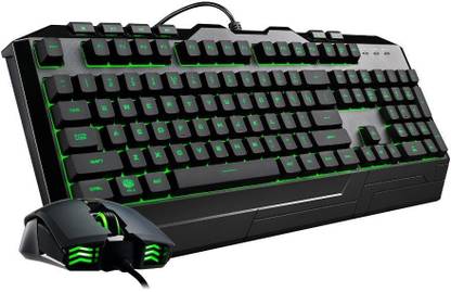 COOLER MASTER SGB-3000-KKMF1-US Devastator III Gaming Keyboard & 2400 DPI Mouse with 7 Color RGB Combo Set