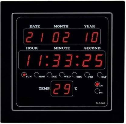 V.T.I WiFi Digital Wall Clock Camera Security Camera