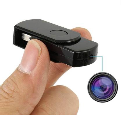 SPYTECTIFY USB Hidden Spy Camera,USB Flash Drive Mini HD Spy Cameras U Disk Personal Security Video Recorder with Motion Detection Camera Support 32 GB Memory Card (not Included) Security Camera