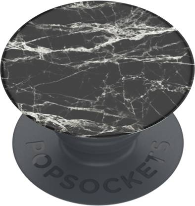 PopSockets Basic Black Modern Marble Mobile Holder