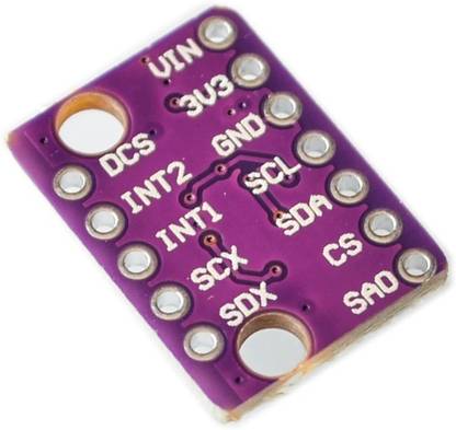 Solnoi Electronics GY-LSM6DS3 LSM6DS3 Accelerometer Gyro Embedded Digital Temperature Sensor Module SPI IIC I2C Electronic Components Electronic Hobby Kit