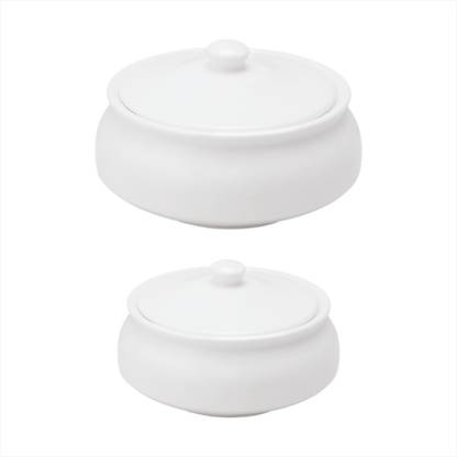 Ariane Handi Bowl -Multipurpose Bowl Set/ Prep & Serve Bowl Food Container/Dishwasher, Freezer & Microwave Safe Set of 8-(White)850ML Bowl Serving Set
