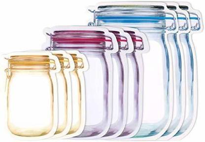 RAJENDRA KUMAR VASHISHTHA Food Pouches Set of 9 Plastic Storage Pouch