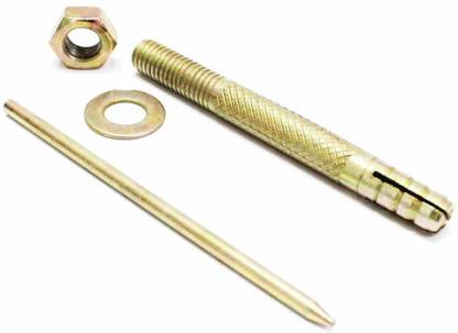 A C Engineers Easy Set Pin Drive Expansion Bolts-Hammer Strike Pin Anchor Fasteners- in Variable Sizes (10mm X 100mm), Pack of 10 PCS (Gold) , pin fasteners , pin type fasteners . Drop-In Anchor
