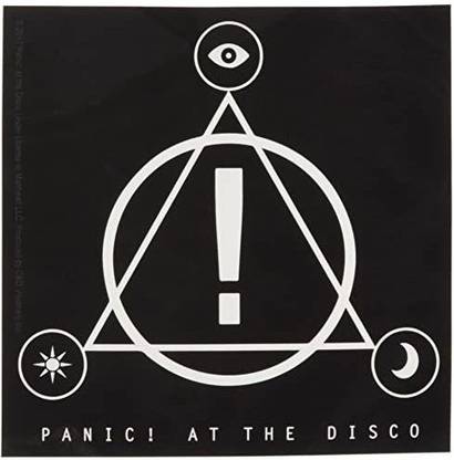 C&D Visionary Panic at The Disco Triangle Logo Sticker