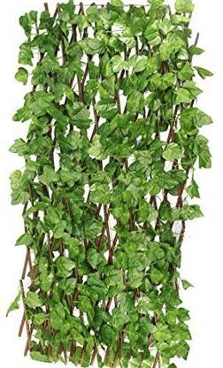 Hyperboles 1 Expandable Grass Fence Artificial Hedge Green Leaves Garden Decor Wild Artificial Plant