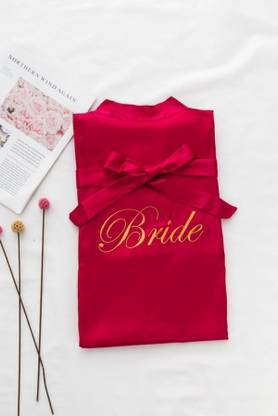 THE BRIDE MADE Red L, M, XL Bath Robe