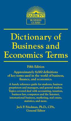 Dictionary of Business and Economics Terms