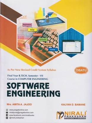 SOFTWARE ENGINEERING - DBATU - Final Year B.Tech in Computer Engineering - Semester 7
