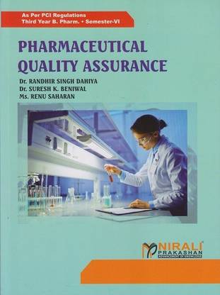 PHARMACEUTICAL QUALITY ASSURANCE - Third Year BPharm - Semester 6 (PCI)
