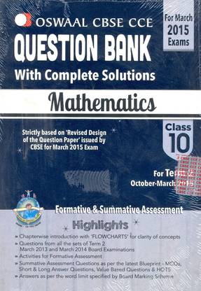 Oswaal Cbse Cce Question Bank with Complete Solutions for Class 10 Term II