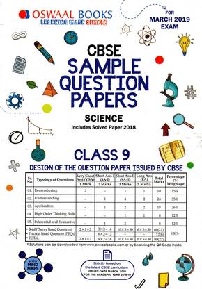 Oswaal Cbse Sample Question Paper Class 9 Science