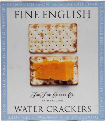 Fine cheese English Water Crackers Plain Biscuit