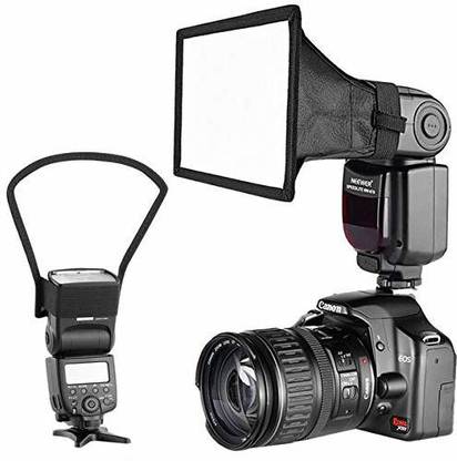 SHOPEE Camera Speedlite Flash Softbox and Reflector Diffuser Kit for Canon Nikon and Other DSLR Cameras Flashes FLASH Diffuser