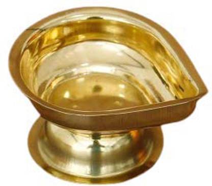 SS Collections Brass karthigai deepam one face lamp Brass (Pack of 5) Table Diya
