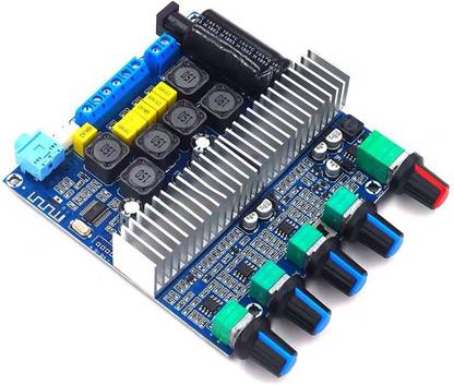 InkOcean TPA3116 2*50W+100W Bluetooth HIFI Power Subwoofer Amplifier Board 2.1 Channel TPA3116D2 Audio Stereo equalizer Amp Sound Recorder and Sound Circuit Electronic Hobby Kit