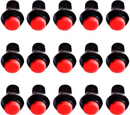 Tool Point Switches Self-Lock On/Off 2 Pin Push Button Switch Locking Car Electronic Components Electronic Hobby Kit