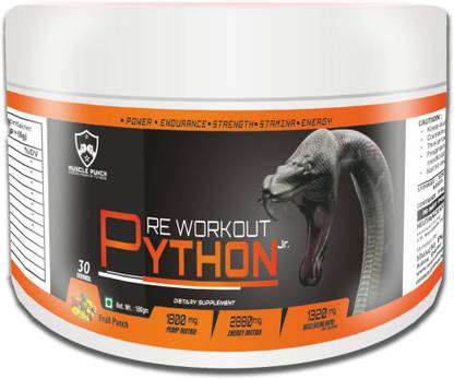 Muscle Punch Python Jr. Pre-Workout, 30 Servings BCAA