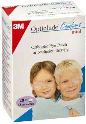 3M OPTICLUDE ORTHOPTIC EYE PATCH 1537 JUNIOR (5CM X 6CM) BOX OF 20 Eye Shield