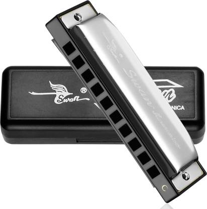 Justakeit 10 Hole Key Of C Blues Power Harmonica Mouth Organ