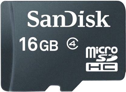 SanDisk Class 4 Class 4 16 GB MicroSDHC Class 4 15 MB/s  Memory Card Compatible with Mobile