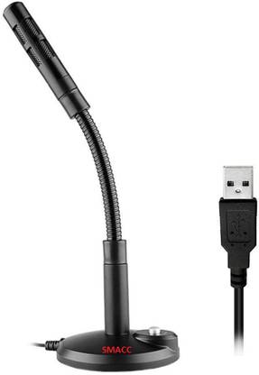 Smacc Noise Cancelling USB Microphone for Windows and Mac, Professional PC Microphone Computer, Laptop, Desktop, Plug and Play Mic Microphone