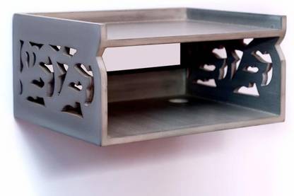 Ruby Perl Beautiful Wooden Wall set top box wifi stand MDF (Medium Density Fiber), Wooden Wall Shelf