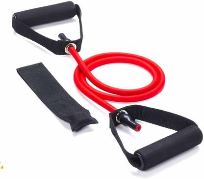 YUV'S Resistance Band Toning Tube with Handles for Workout Exercise Resistance Tube